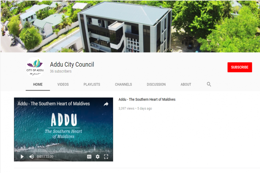 ކައުންސިލް އިދާރާގެ ޔޫޓިއުބް ޗެނެލް އިފްތިތާހް ކޮށްފި