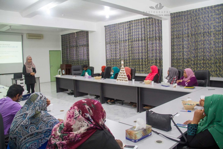 ކައުންސިލްގެ އިދާރާގެ މުވައްޒަފުންނަށް 'މޯޓިވޭޝަން" ތަމްރީނު ޕްރޮގްރާމެއް