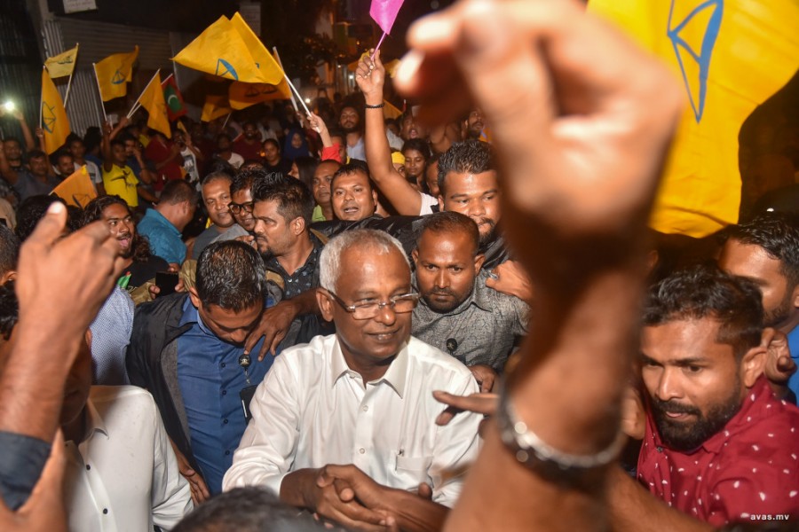 ރިޔާސީ އިންތިހާބު އިބްރާހިމް މުހައްމަދު ސޯލިހް ކާމިޔާބު ކުރައްވައިފި