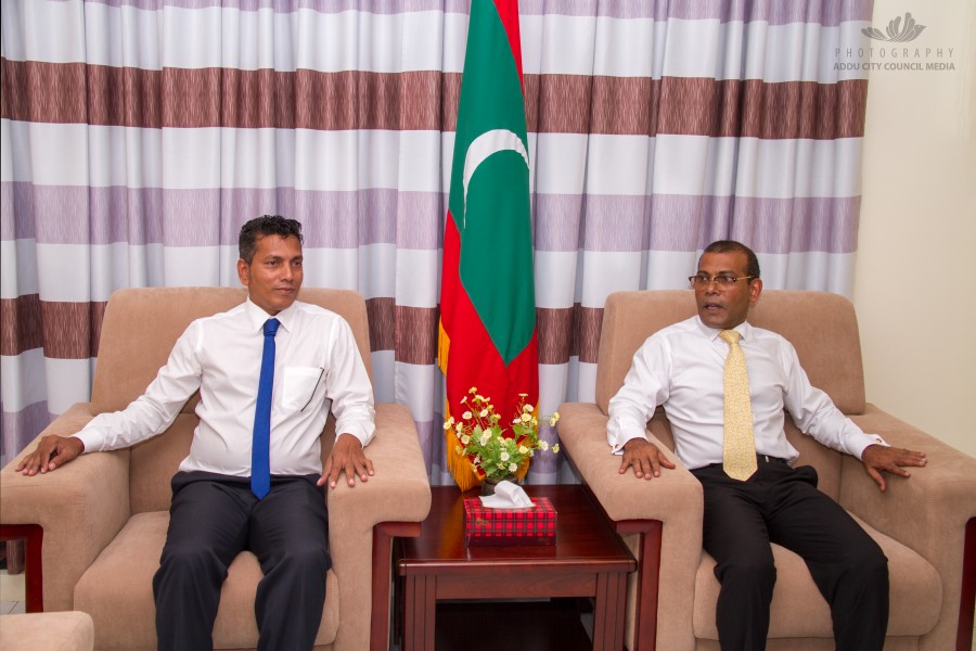 ކުރީގެ ރައީސް މުޙައްމަދު ނަޝީދު ކައުންސިލްގެ އިދާރާއަށް ޒިޔާރަތް ކުރައްވައިފި